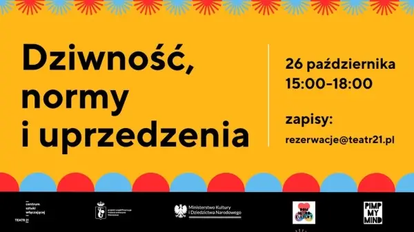Dziwność, normy i uprzedzenia - warsztaty z Pimp My Mind i Agą Sterczyńską w CSzW
