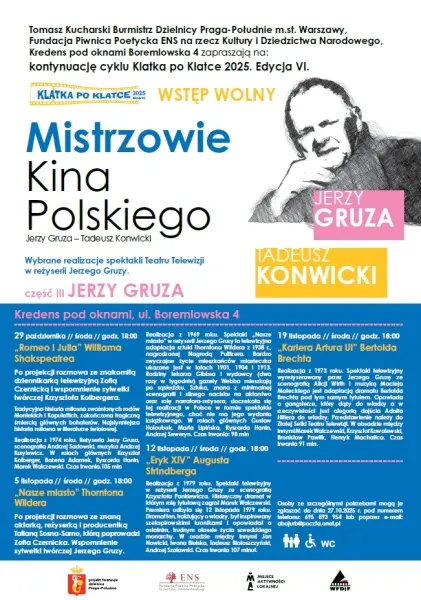 Mistrzowie Kina Polskiego: Jerzy Gruza | „Nasze miasto” Thorntona Wildera