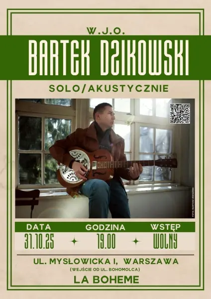 Bartek Dzikowski - "Cień" solo, akustycznie