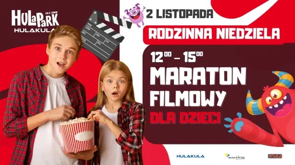 RODZINNA NIEDZIELA w HULAKULA – maraton filmowy na dużym ekranie
