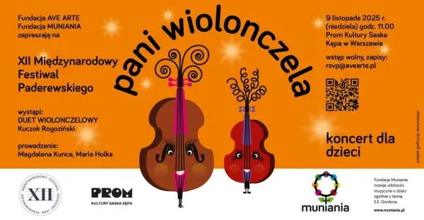 „Pani Wiolonczela” – koncert dla dzieci