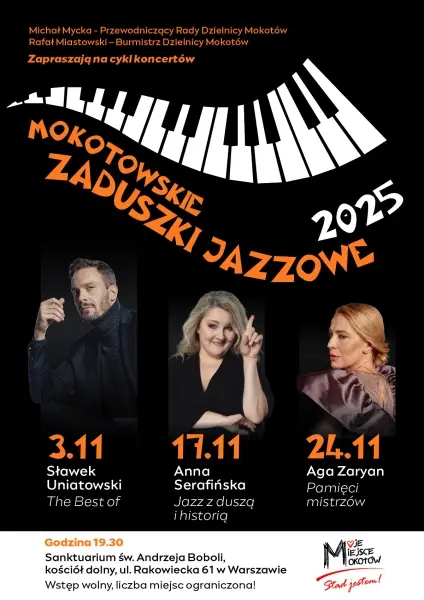 Mokotowskie Zaduszki Jazzowe | Aga Zaryan Pamięci mistrzów