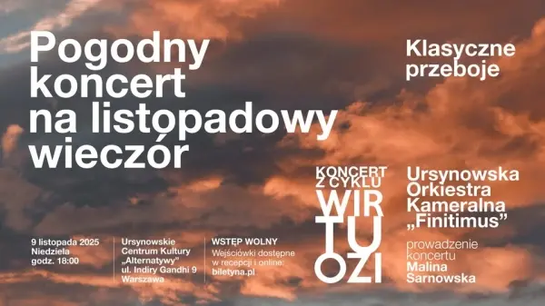 „Klasyczne przeboje” | pogodny koncert na listopadowy wieczór