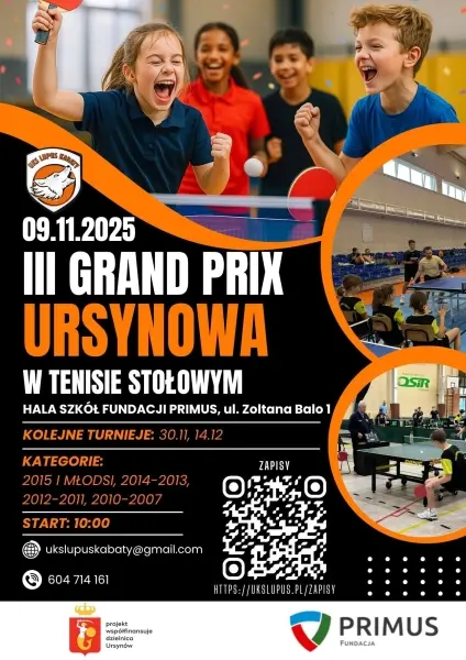Grand Prix Ursynowa w Tenisie Stołowym