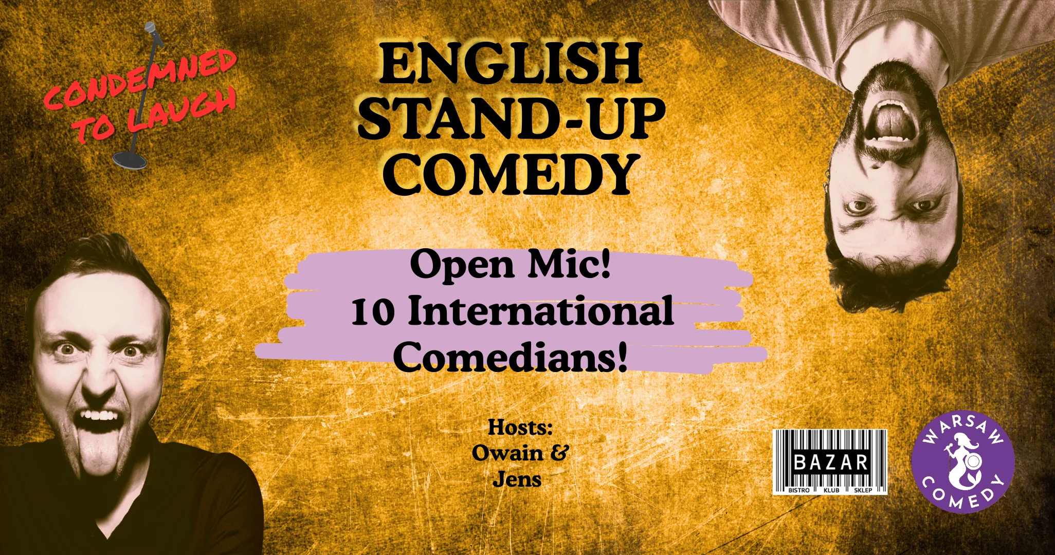 English STAND UP Comedy In Warsaw!