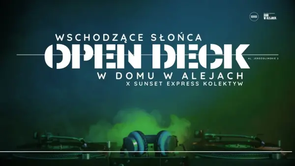 Wschodzące słońca Open Deck w Domu w Alejach x Sunset Express