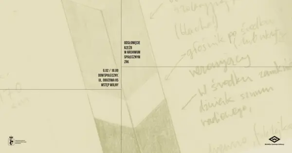 Odsłonięcie rzeźb w Archiwum społecznym ZRK