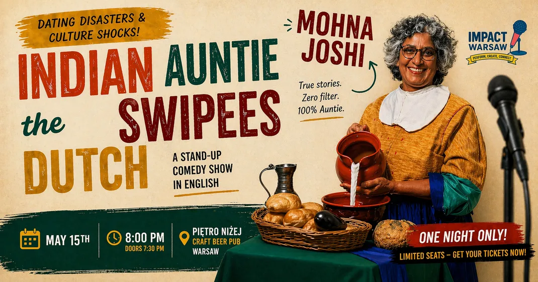 Indian Auntie Swipes The Dutch - Comedy
