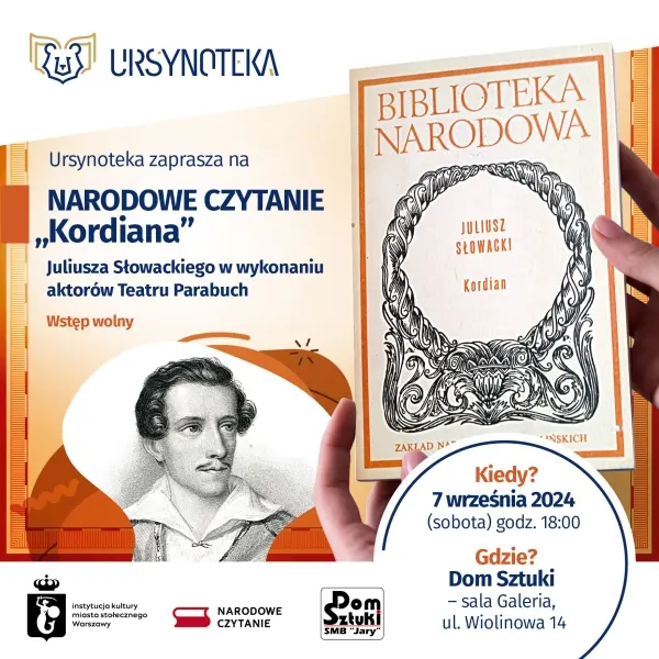 Teatr Parabuch i Narodowe Czytanie "Kordiana" Juliusza Słowackiego