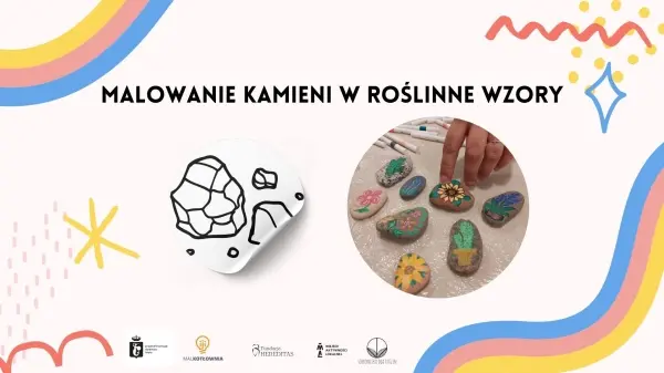 MALowanie kamieni w roślinne wzory