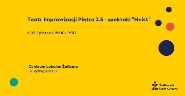 Teatr Improwizacji Piętro 2.5 | Gra HEIST IMPROWIZOWANY