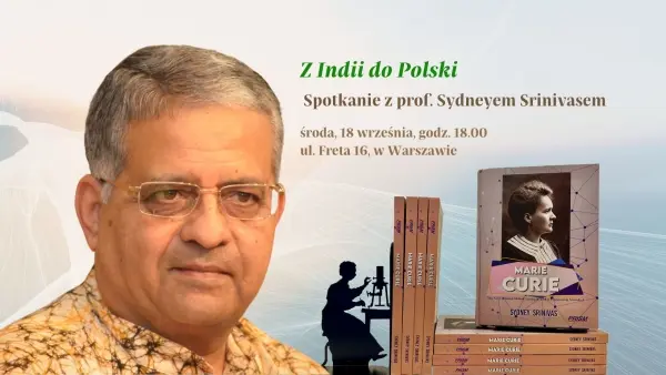 Z Indii do Polski, premiera książki prof. Sidneya Srinivasa 