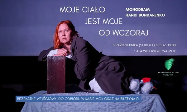 „Moje ciało jest moje od wczoraj” | Monodram Hanki Bondarenko