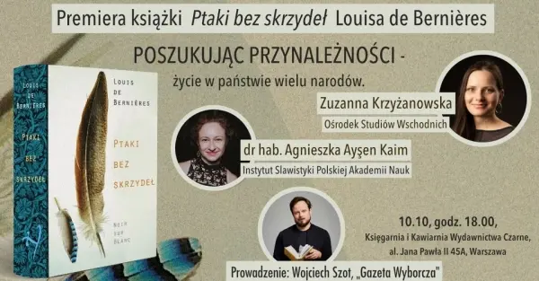 „Ptaki bez skrzydeł” Louis de Bernières | Premiera książki