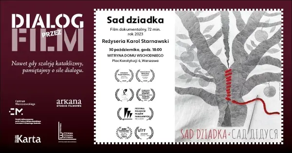 Pokaz filmu „Sad dziadka” (2023) z udziałem twórców