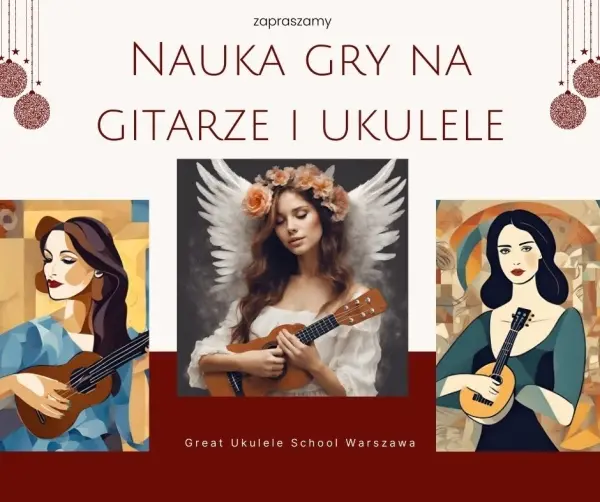 Bezpłatne lekcje gry na ukulele i gitarze dla początkujących