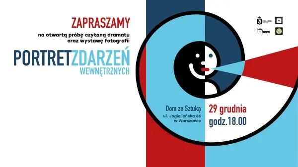 PORTRET ZDARZEŃ WEWNĘTRZNYCH - otwarta próba czytana i wystawa fotografii 
