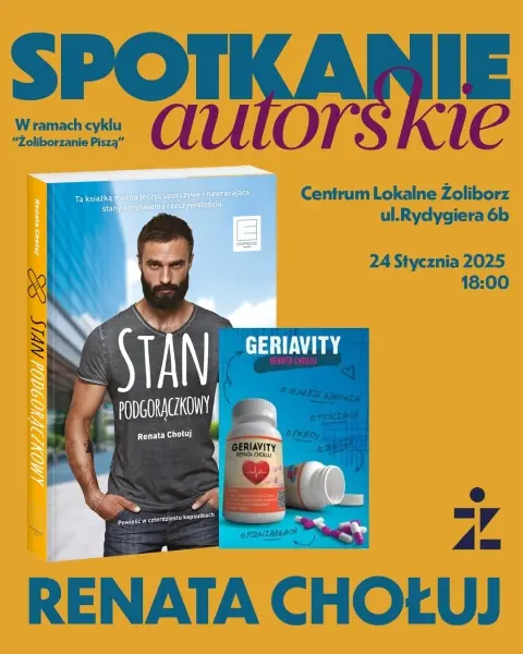 Żoliborzanie Piszą #7: Spotkanie autorskie z Renatą Chołuj