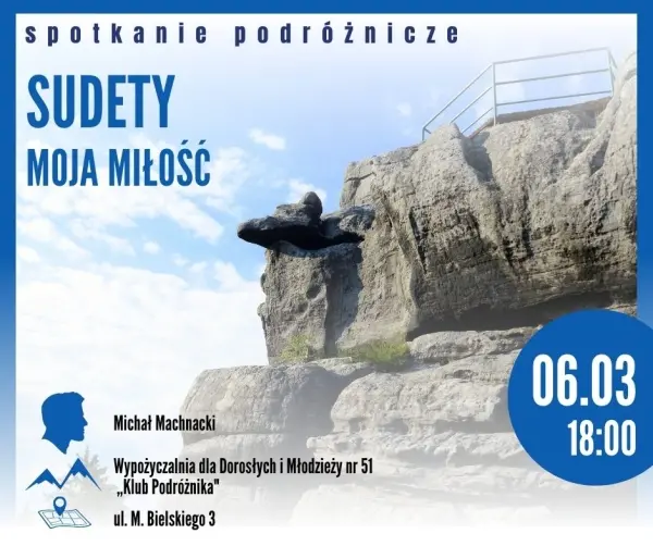 Sudety: moja miłość. Spotkanie podróżnicze z Michałem Machnackim
