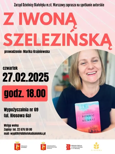 Spotkanie autorskie z Iwoną Szelezińską w Wypożyczalni nr 69