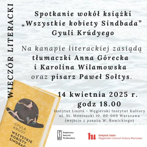Spotkanie wokół książki „Wszystkie kobiety Sindbada” Gyuli Krúdyego