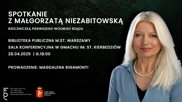 Spotkanie z Małgorzatą Niezabitowską