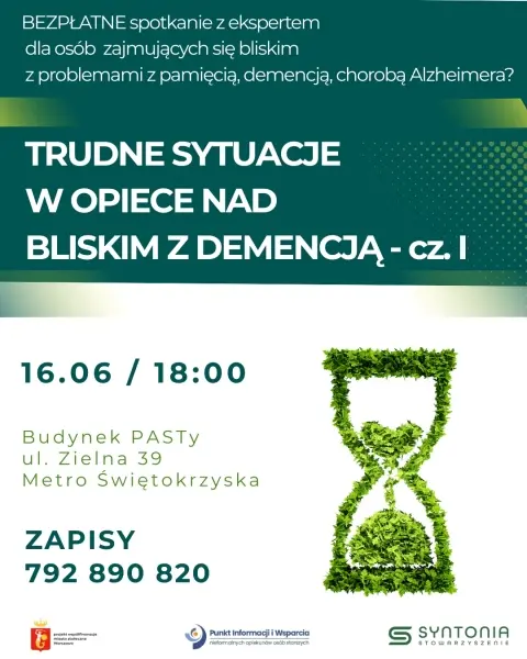 Trudne sytuacje w opiece nad bliskim z demencją - cz. 1