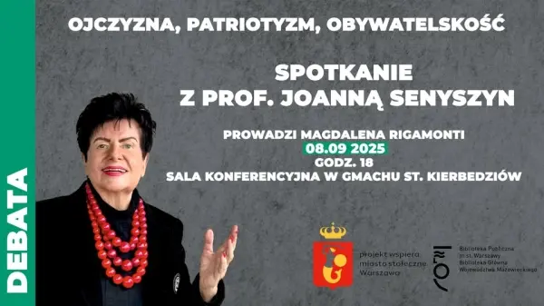 Spotkanie z prof. Joanną Senyszyn