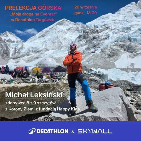 Prelekcja górska - Spotkanie z Michałem Leksińskim