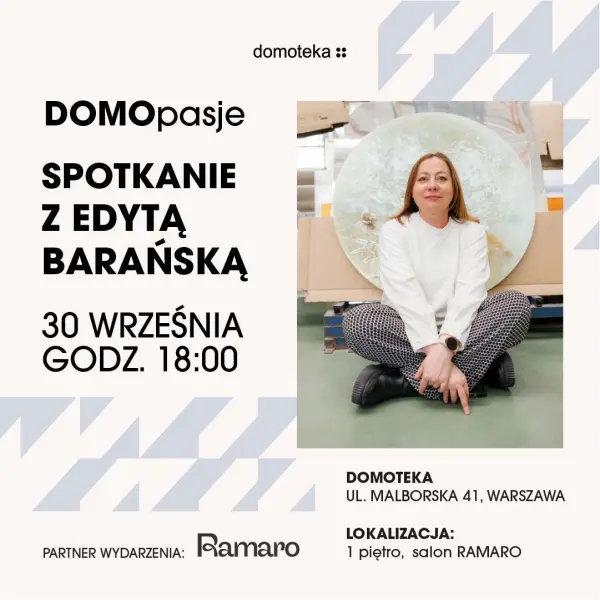 Spotkanie z Edytą Barańską. Sztuka szkła w DOMOTECE