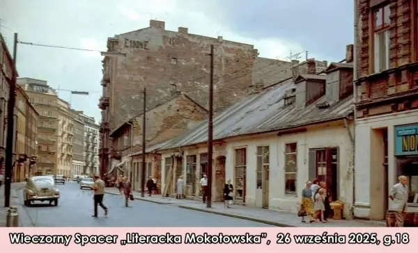 Wieczorny Spacer „Literacka Mokotowska”