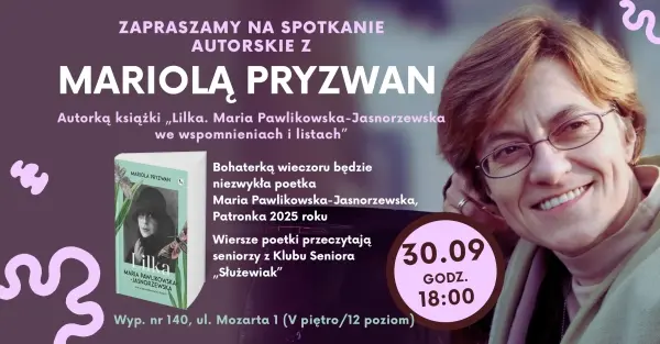 SPOTKANIE AUTORSKIE | Mariola Pryzwan