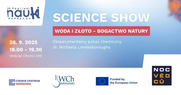 WODA I ZŁOTO: science show | WATER AND GOLD: science show