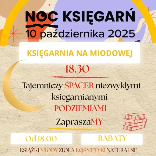 NOC KSIĘGARŃ NA MIODOWEJ!
