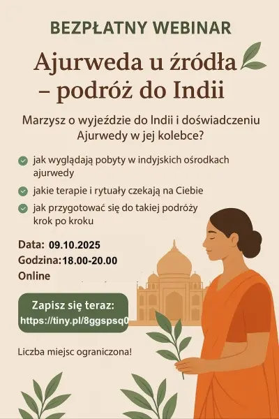 „Ajurweda u źródła – podróż do Indii”