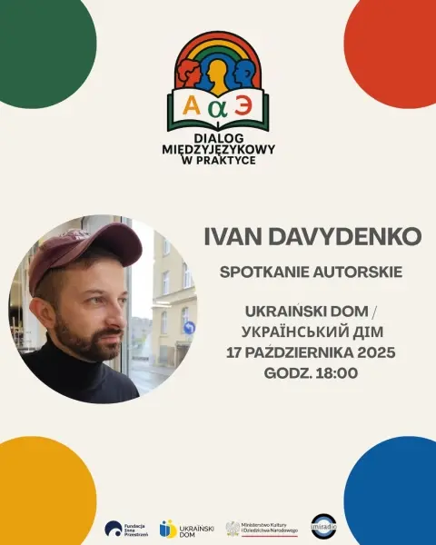 Ivan Davydenko - spotkanie autorskie | Dialog Międzyjęzykowy w Praktyce