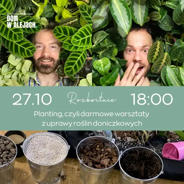 Planting, czyli warsztaty z uprawy roślin doniczkowych z Rozkwitnie