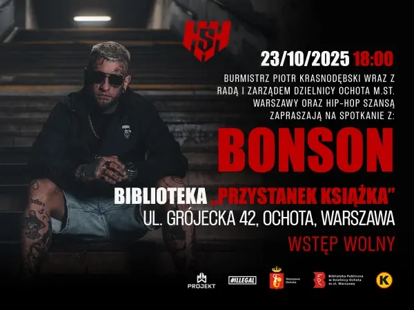 BONSON w Przystanku Książka 23.10