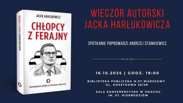 Wieczór autorski Jacka Harłukowicza