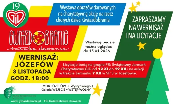 „GWIAZDOBRANIE – SZTUKA DAWANIA” - WERNISAŻ WYSTAWY