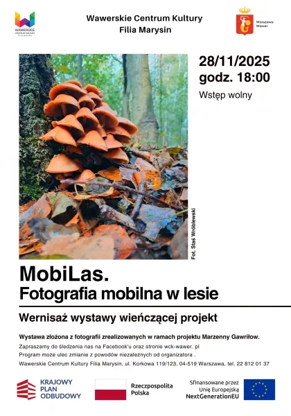"MobiLas. Fotografia mobilna w lesie" - Wystawa po-plenerowa