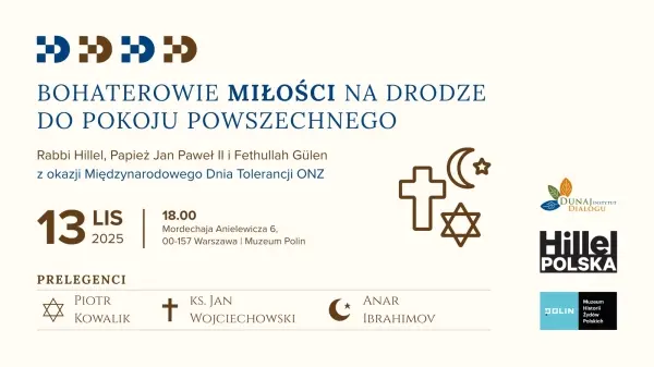Bohaterowie Miłości Na Drodze Do Pokoju Powszechnego:Rabin Hillel, Jan Paweł II i Fethullah Gülen