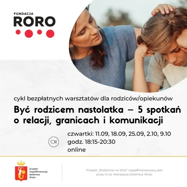 Być rodzicem nastolatka – 5 spotkań o relacji, granicach i komunikacji