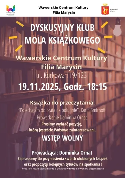 Klub Mola Książkowego - Spotkanie literackie 