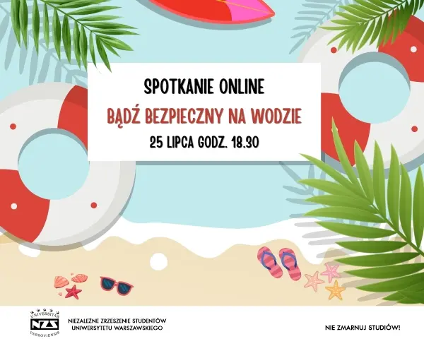 Bądź bezpieczny na wodzie z NZS OU UW  - szkolenie z bezpieczeństwa 