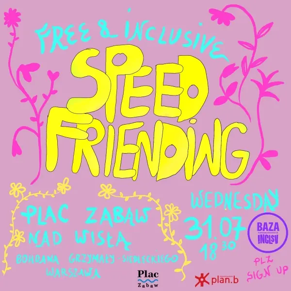 Free and inclusive speedfriending at Plac Zabaw nad Wisłą