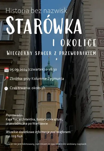 Historia bez nazwisk: Starówka i okolice. Spacer z przewodnikiem