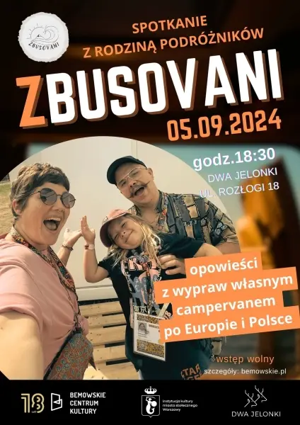 Zbusovani – spotkanie z rodziną podróżników