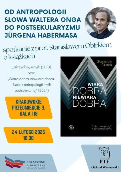 Spotkanie z prof. Stanisławem Obirkiem