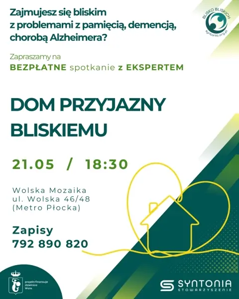 Dom przyjazny bliskiemu - jak przystosować/wyposażyć mieszkanie, by pomagało osobom starszym, w tym z demencją